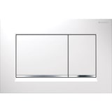 thumbnail of Geberit Betätigungsplatte Sigma30 für 2-Mengen-Auslösung, weiß/hochglanz verchromt