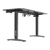 thumbnail of Helloshop26 - Tavolo elettrico per postazione ufficio regolabile in altezza 73 - 118 cm a forma di effetto noce 03_0006655