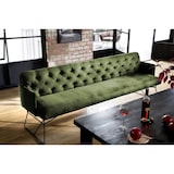 thumbnail of Banco de comedor KAWOLA CHARME Velvet olive 166 cm