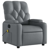 thumbnail of vidaXL Massagesessel Grau Kunstleder