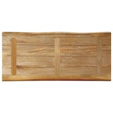 thumbnail of Piano Tavolo Bordi Vivi 100x40x2,5 Cm Legno Di Mango Grezzo