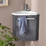 thumbnail of Meuble lave-mains SKINO Gris