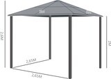 thumbnail of Carpa Cenador para Jardín Estable Anti-UV Techo 4 Paravientos + Mosquitera