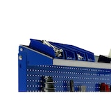 thumbnail of PROREGAL Etabli BUFFALO avec paroi à outils et étagère | HxLxP 84x90x61cm | Capacité de charge 400kg | Bleu