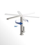 thumbnail of Villeroy & Boch Armatur Finera Square 927100LC Edelstahl matt Hochdruck