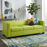 thumbnail of 3er Sofa Couch Loungesofa Lille ~ Kunstleder, hellgrün
