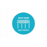 thumbnail of Larson - Luxe geweven blackout gordijn - met ringen - 3m x 2.5m - Donkergrijs