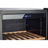 thumbnail of METRO Professional Cave à vin GWC2040, acier inoxydable, 54 x 54.3 x 83 cm, refroidissement statique par ventilateur,  40 bouteilles, noir/argenté