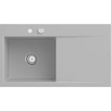 thumbnail of Villeroy&Boch Spülbecken mit Abtropffläche rechts, Subway Style 50 Steam 90x51cm, Keramik, Excenterbetätigung