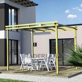 thumbnail of Pérgola madera ALMERIA 420x300 cm • tratada • madera maciza
