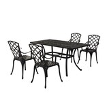 thumbnail of Merxx Rhodos Set 5tlg., 4 Sessel, 1 Tisch 150 x 90 cm, Aluminiumguss, Graphit