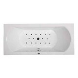 thumbnail of Whirlpool Badewanne Sprudelbad Sprudelwanne Whirlwanne Sprudelwanne Massagebadewanne weiß Badausstattung Badzubehör Badezimmer Bad Villa Roma Jet-Line