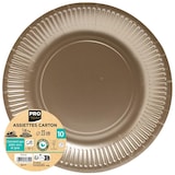 thumbnail of Pronappe 79310I 35x 10 runde Pappteller, 23 cm - Gold