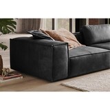 thumbnail of KAWOLA Sofa CARMO 4-Sitzer Leder anthrazit