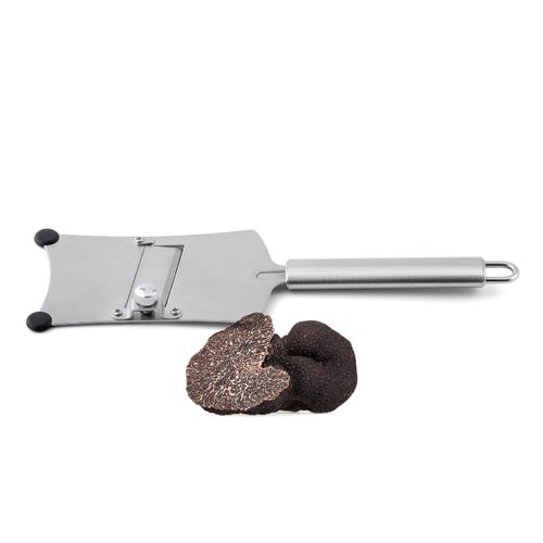 Karl Weis Trüffelhobel mit verstellbarer Klinge, Edelstahl, Silikon, 28 x 8,3 x 1,5 cm