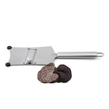 thumbnail of Karl Weis Trüffelhobel mit verstellbarer Klinge, Edelstahl, Silikon, 28 x 8,3 x 1,5 cm