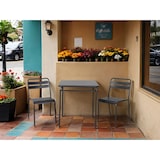 thumbnail of METRO Professional Chaise de terrasse BASALT, empilable, acier, gris foncé