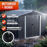 thumbnail of GARDEBRUK® XXL Metall Gerätehaus 5m² mit Fundament anthrazit