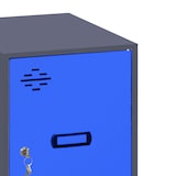 thumbnail of SimonRack Armadietto Piccolo Spogliatoio in metallo Bas 475x300x500, 1 Porte, Antrazite/Blu - Simonlocker