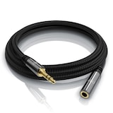 thumbnail of Primewire Klinkenkabel 3,5 mm AUX - Audio Verbindungskabel / Kupplung mit Nylonmantel - 2m
