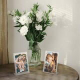 thumbnail of Relaxdays Tischaufsteller 5er Set, DIN A4 Aufsteller, Thekenaufsteller Menükarten, Werbung, Hochzeit, Acryl, transparent