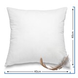thumbnail of premium-line Feder- & Daunenkissen 85% Federn 15% Daunen 40x40 - 300 g Füllkissen Bezug Baumwolle weiß / Innenkissen / Kissenfüllung / kleine Sofaki