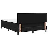 thumbnail of vidaXL Boxspringbett mit Kopfteil Schwarz 160 x 200 cm Stoff