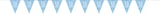 thumbnail of Wimpelkette blau & silber Zahl 50