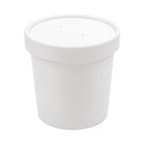 thumbnail of Recipientes Com Tampa 360 Ml 18Pe + 340 + 18 Pe G/M2 Ø9/7,2X8,4 Cm Branco Cartão (250 Unidades)