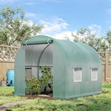 thumbnail of Outsunny Serra da giardino a tunnel in acciaio e PE 2.5x2x2m