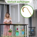 thumbnail of 6 x Blumentopf BUNT Hängetopf Pflanztopf Hängetöpfe Blumen Topf Kräutertopf Zink