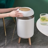 thumbnail of Poubelle Sur Pied De Salle De Bain Push - Limo - Kitchen Move - 9l - Bois Design