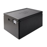 thumbnail of Thermo Future Box, GN 1/1 KOMFORT, Isolierbox schwarz mit Deckel, einfaches Be-und Entladen mit GN-Behältern, 54 Liter, nachhaltig aus EPP