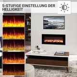 thumbnail of BALDERIA Fiamma 48 Elektrokamin, Elektrischer Einbaukamin, LED Flammeneffekt, Heizung