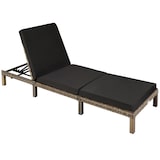 thumbnail of tectake Bain de soleil SOFIA 6 positions - marron naturel - 403686