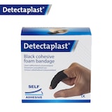 thumbnail of Detectaplast Heavy Duty Schwarzer seblsthaftender Schaumstoffverband 6 cm x 5m