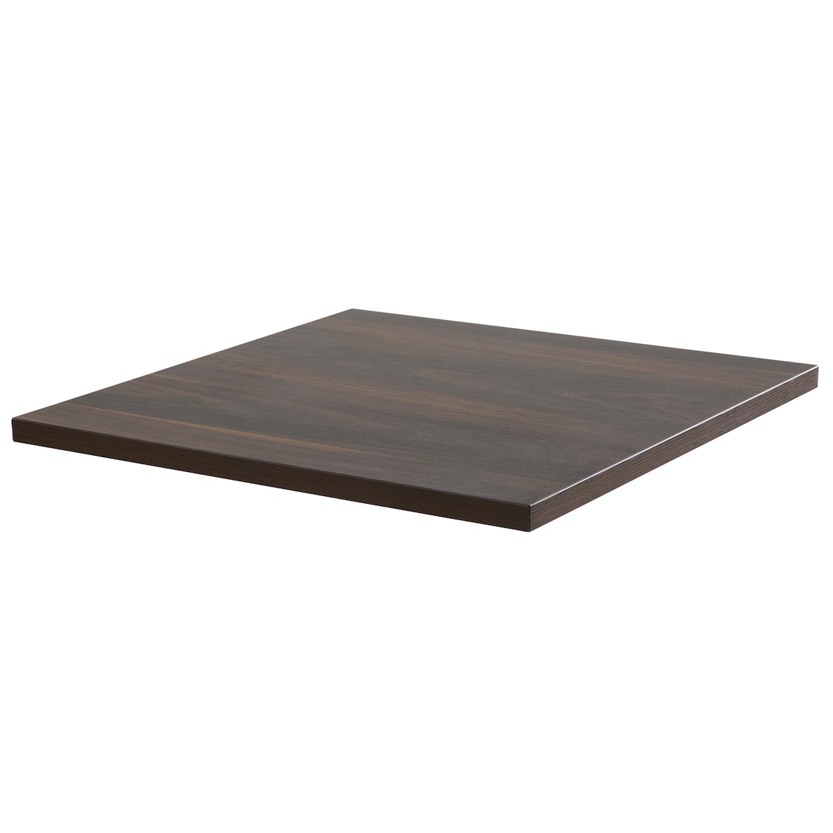 Plateau de table carré stratifié 60 x 60 cm bois foncé Rivoli - Oviala