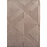thumbnail of Teppich Waschbar Geometrisch Modern Esszimmer Flur Beige 200x290 cm OEKO-TEX Fußbodenheizung geeignet Gekettelt – LAVAREDO von Kadima Design