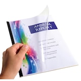 thumbnail of Exacompta 42745E 5x 100er Packung Einbanddeckel aus PVC 200µ, für DIN A3 - Kristall