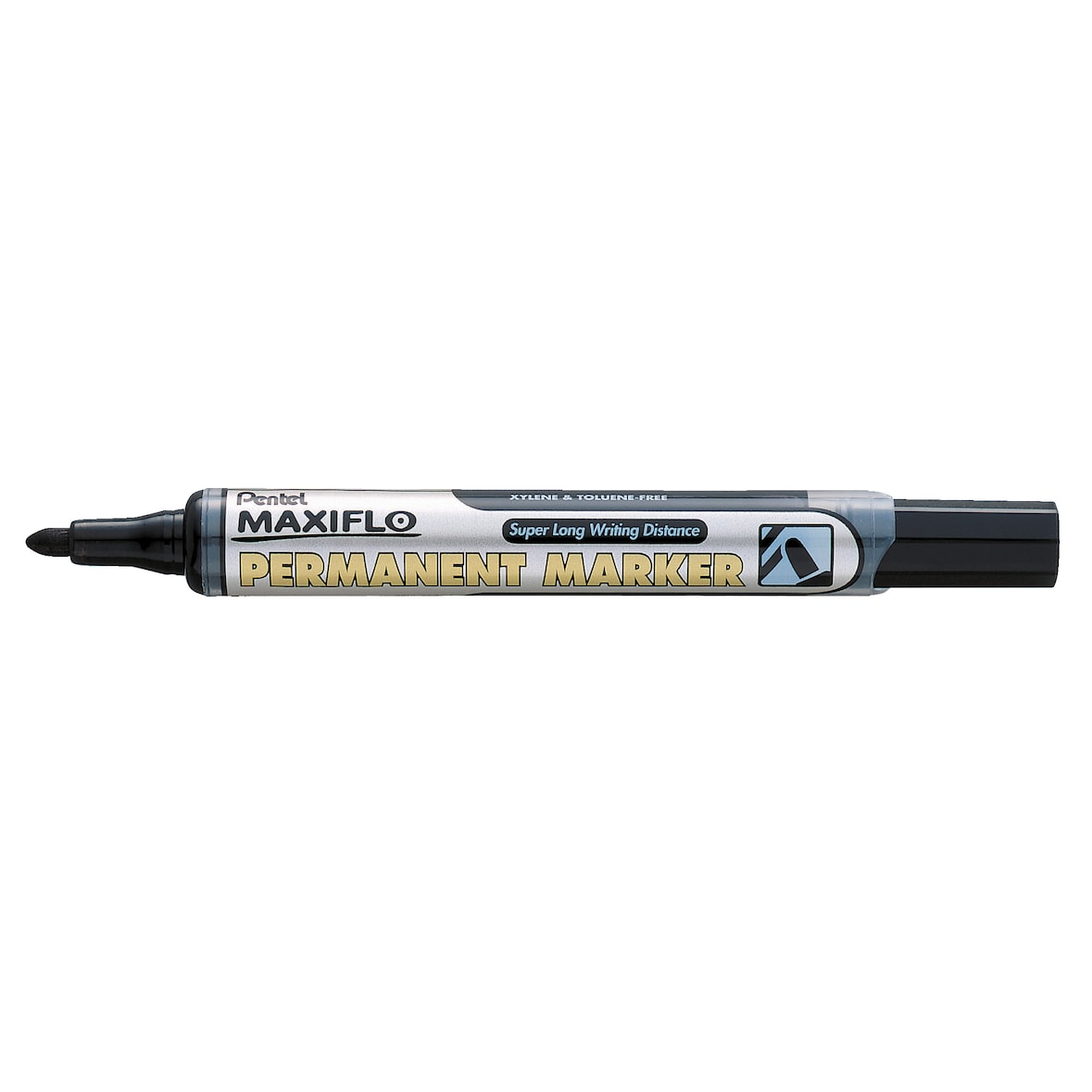Marqueur permanent MAXIFLO NLF50, pointe conique 4,5 mm, encre noire
