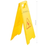 thumbnail of METRO Professional Cartello segnaletico per pavimenti scivolosi,  polipropilene, 31 x 3.5 x 62 cm, giallo