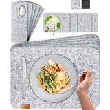 thumbnail of 18 er Set Tischsets  6 Platzsets Bestecktaschen Glasuntersetzer