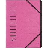 thumbnail of Ordnungsmappe A4 7 Fächer dunkelrosa 1-7