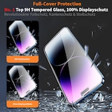 thumbnail of 4x 9H Panzerglas für iPhone 17 Pro Full-Screen HD KLAR Montagehilfe Tempered Glass Schutzglas Displayschutz Schutzfolie Screen-Protector