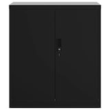 thumbnail of vidaXL Aktenschrank Schwarz 79x40x90 cm Stahl