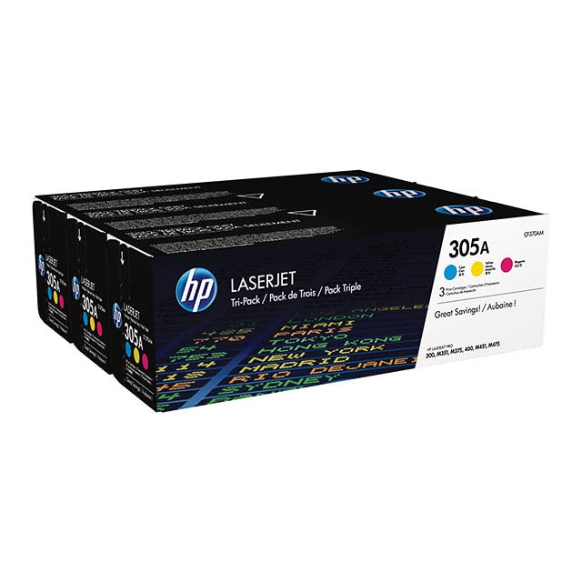 Laser/Kopierer HEWLETT PACKARD CF370AM HP CLJ PRO400 CARTRIDGE (3) CMY