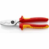 thumbnail of KNIPEX Kabelschaar, mechanisch met één hand, Ø20mm, 70mm², L200mm, geïsoleerd, VDE getest
