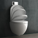 thumbnail of Alpenberger Spülrandloses Dusch-WC / 2IN1 WC&BIDET - Toilette mit Absenkautomatik Nanobeschichtung
