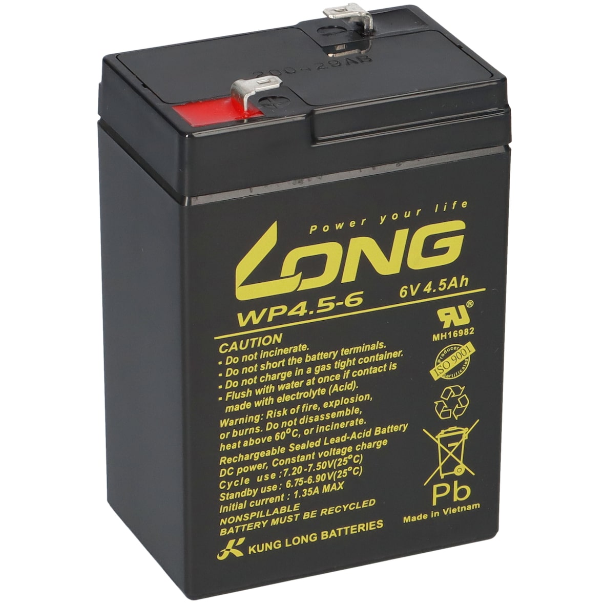 Akku 4,5Ah 6V kompatibel 3-FM-4 20HR 3 FM 4 3FM4 AGM Blei Batterie