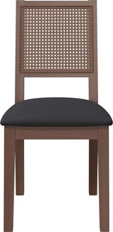 thumbnail of vidaXL Esszimmerstühle mit Kissen 2 Stk. Braun Massivholz Gummibaum